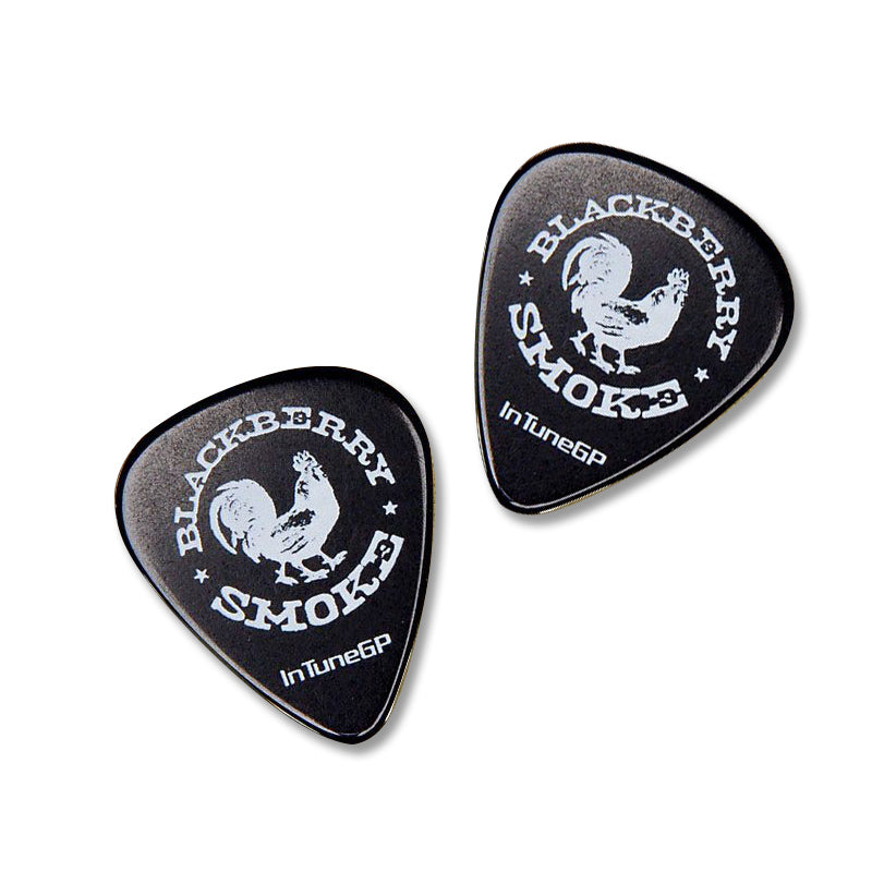 2 Black Rooster Guitar Picks