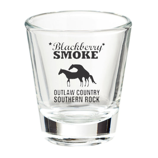 Horses in Love Shot Glass