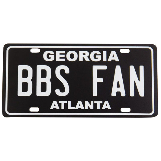 BBS FAN LICENSE PLATE